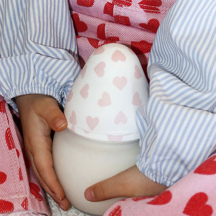 Avis Biberon BibRond Full of Love Pink - 330 ml 