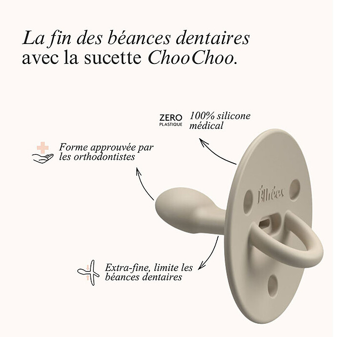 Lot de 3 Sucettes Physiologiques Bobby - 0/6 Mois Elhée