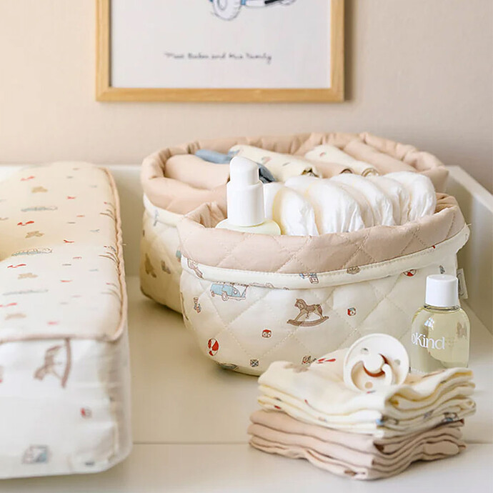 Lot de 2 Paniers de Rangement - Vintage Toys Camcam Copenhagen