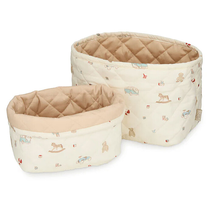 Lot de 2 Paniers de Rangement - Vintage Toys Camcam Copenhagen