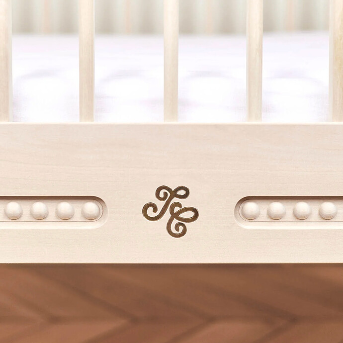 Lit Bébé Evolutif Gustavienne Naturel - 70 x 140 cm Tartine et Chocolat