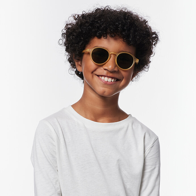 Lunettes de Soleil Junior #D 7/11 Ans - Yellow Honey pas cher