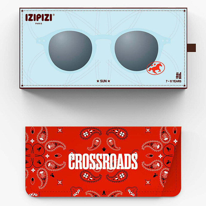 Lunettes de Soleil Junior #D 7/11 Ans - Turquoise Stone pas cher