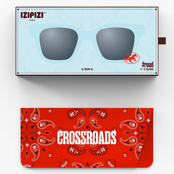 Lunettes de Soleil Junior #Road 7/11 Ans - Turquoise Stone pas cher