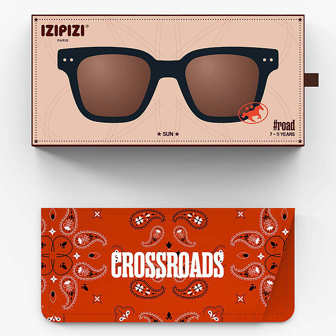 Lunettes de Soleil Junior #Road 7/11 Ans - Black Road  pas cher