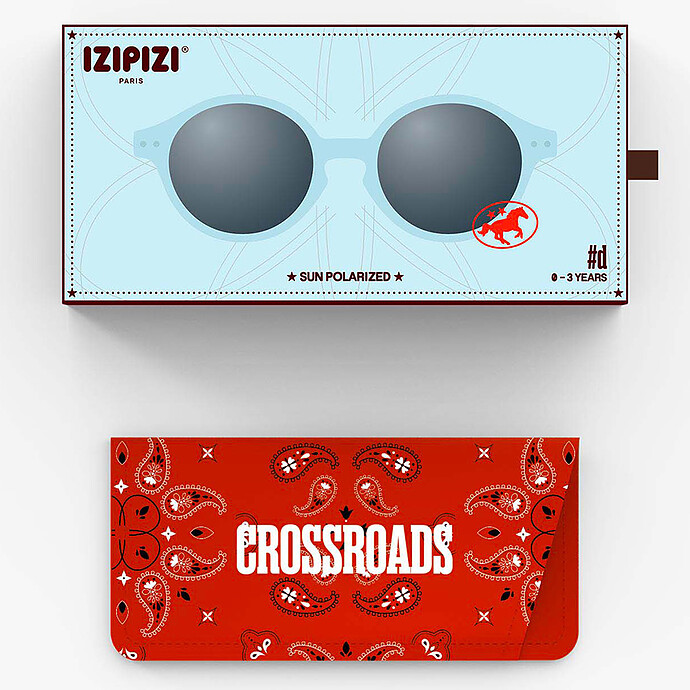 Lunettes de Soleil Baby #D 0/3 Ans - Turquoise Stone pas cher