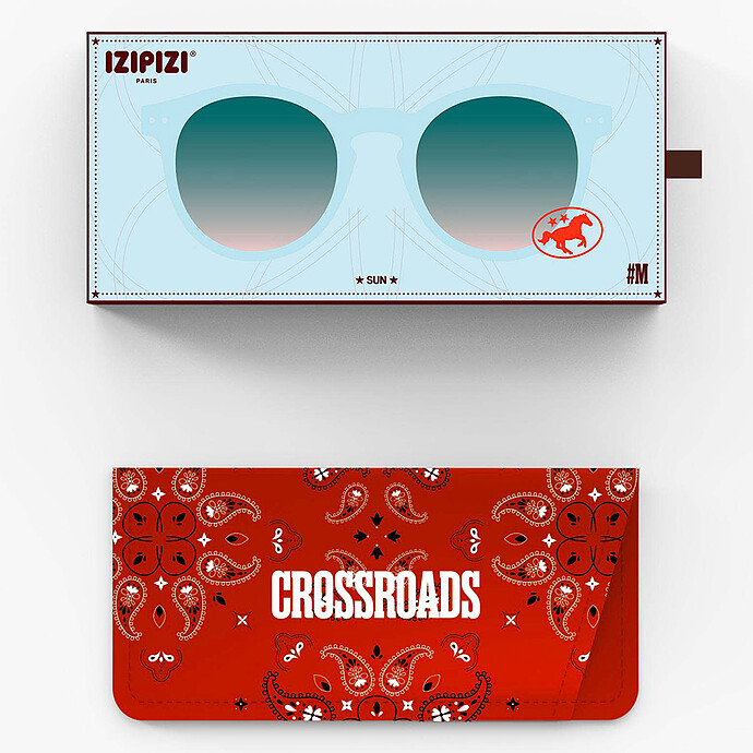 Lunettes de Soleil Adulte #M - Turquoise Stone pas cher