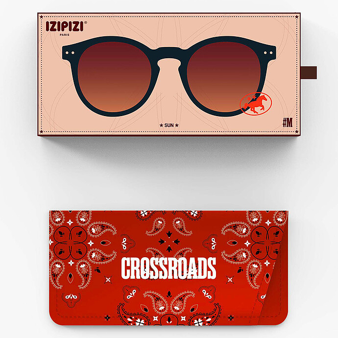 Lunettes de Soleil Adulte #M - Black Road pas cher