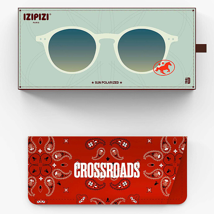 Lunettes de Soleil Adulte #D - Green Fields pas cher