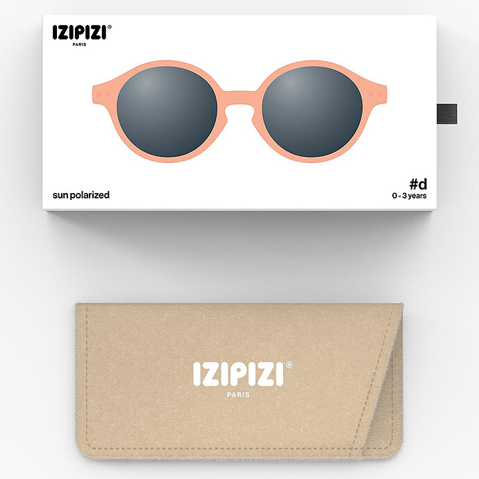 Lunettes de Soleil Baby #D 0/3 Ans - Apricot pas cher