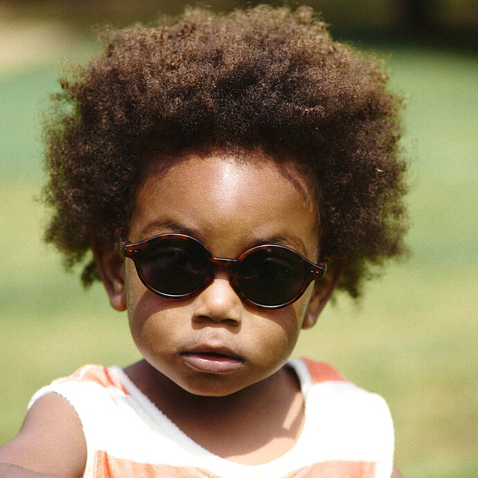 Lunettes de Soleil Baby #D 0/3 Ans - Tortoise pas cher