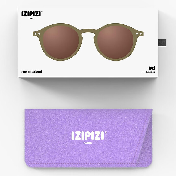 Lunettes de Soleil Kids #D 3/5 Ans - Olive pas cher