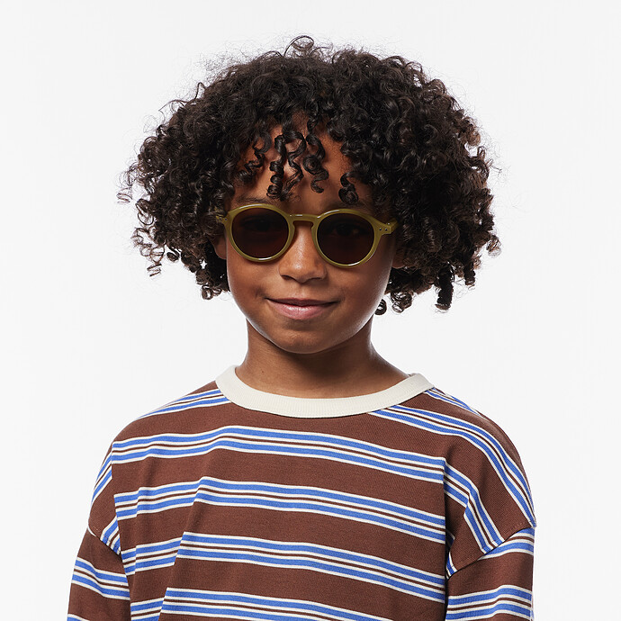 Lunettes de Soleil Kids #D 5/7 Ans - Olive pas cher