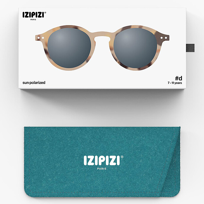 Lunettes de Soleil Junior #D 7/11 Ans - Light Tortoise pas cher