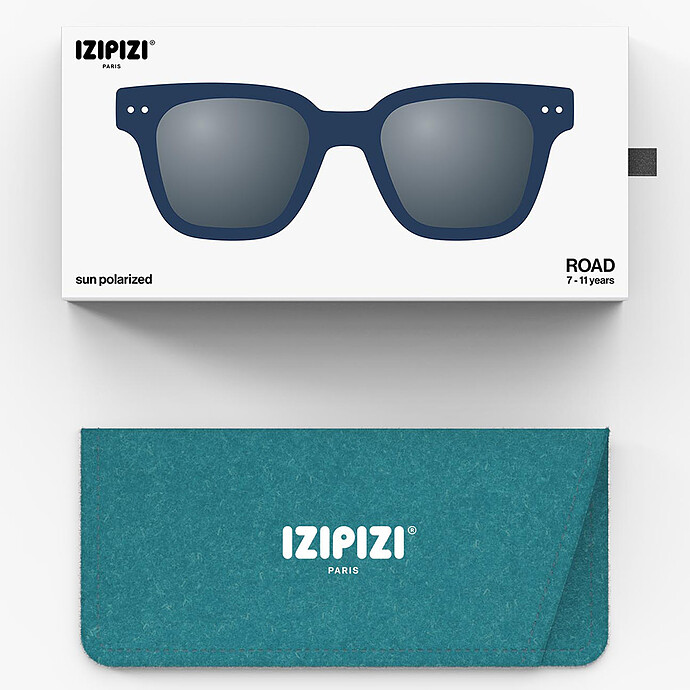 Lunettes de Soleil Junior #Road 7/11 Ans - Navy Blue pas cher