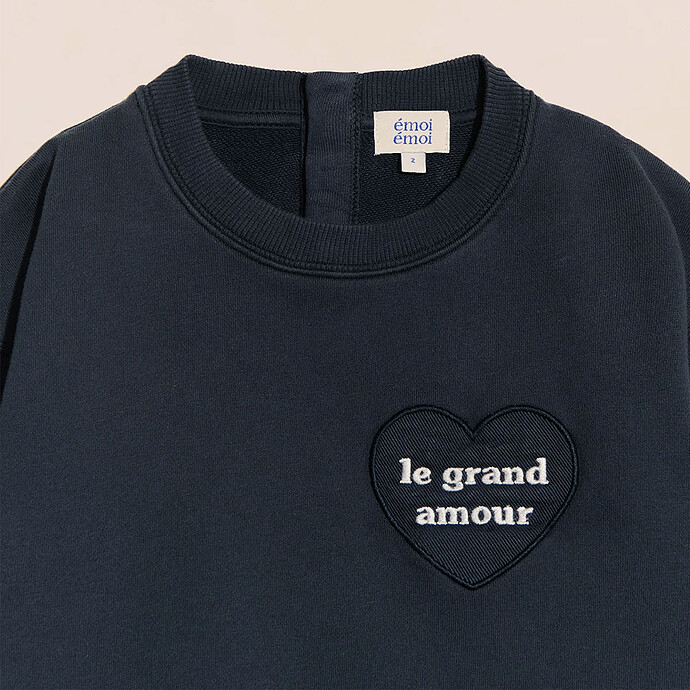 Avis Sweat Le Grand Amour Charbon - 6 Mois