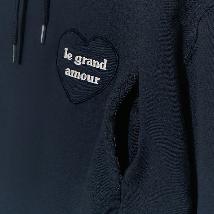 Achat Hoodie d'Allaitement Le Grand Amour Charbon - M