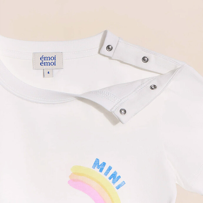 T-shirt Mini Rainbow - 6 Mois émoi émoi
