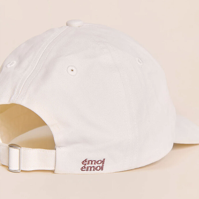 Achat Casquette L'Amour est Déclaré - Ivoire et Chocolat