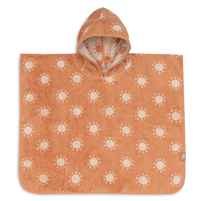 Poncho de Bain Eponge Jacquard Réversible - Sun Light Terra Jollein