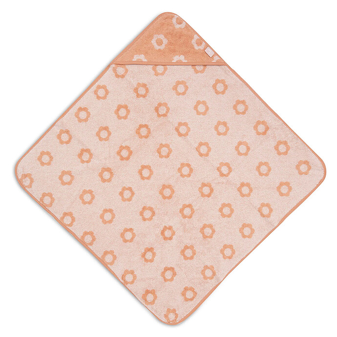 Cape de Bain Eponge Jacquart - Flower Blush Jollein