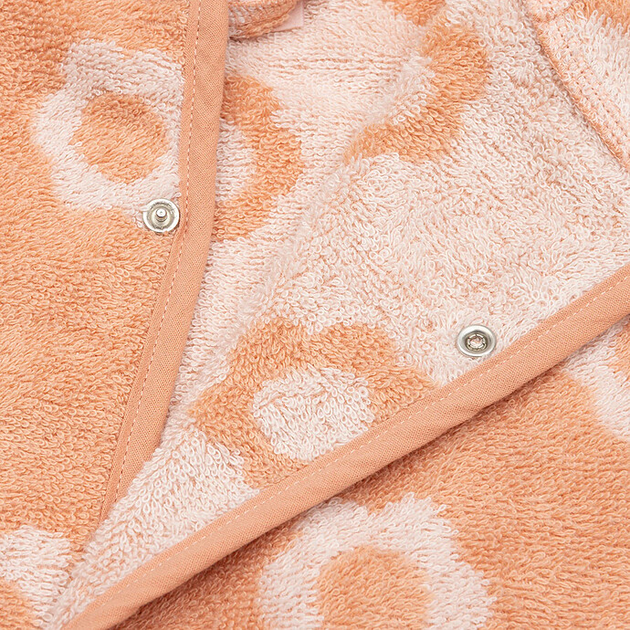 Peignoir de Bain Eponge Jacquard Flower Blush - 1/2 Ans pas cher