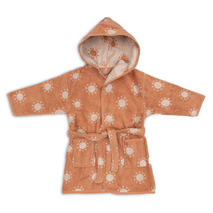 Peignoir de Bain Eponge Jacquard Sun Light Terra - 1/2 Ans  Jollein
