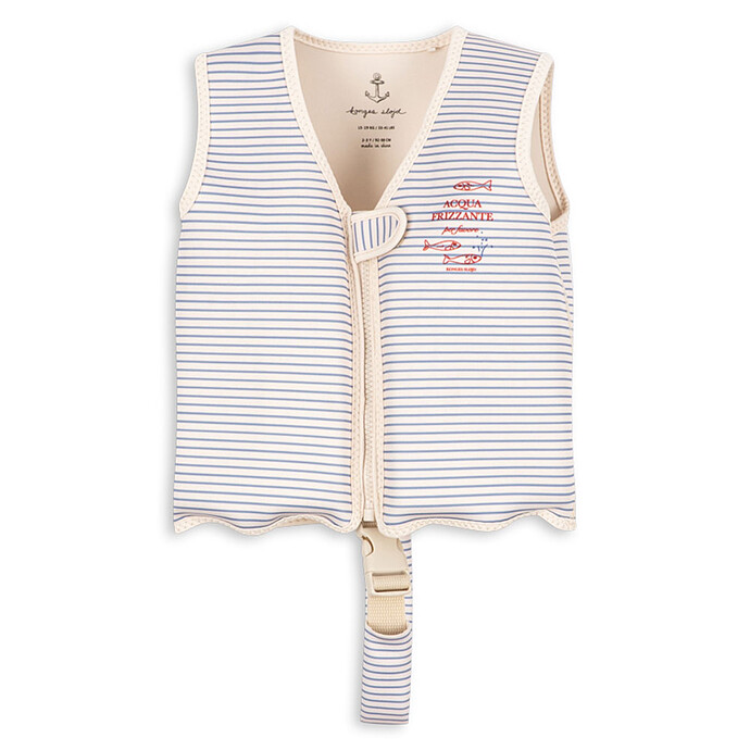 Gilet de Nage Ellis Stripe Bluie - 1/2 Ans Konges Sløjd