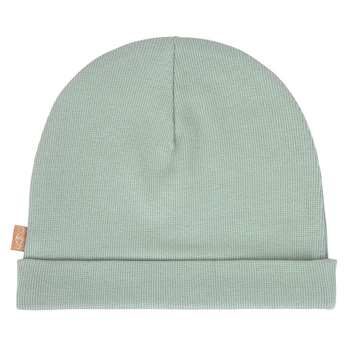 Beanie Côtelé Tiny Team Vert Granite - 0/2 Mois LÄSSIG