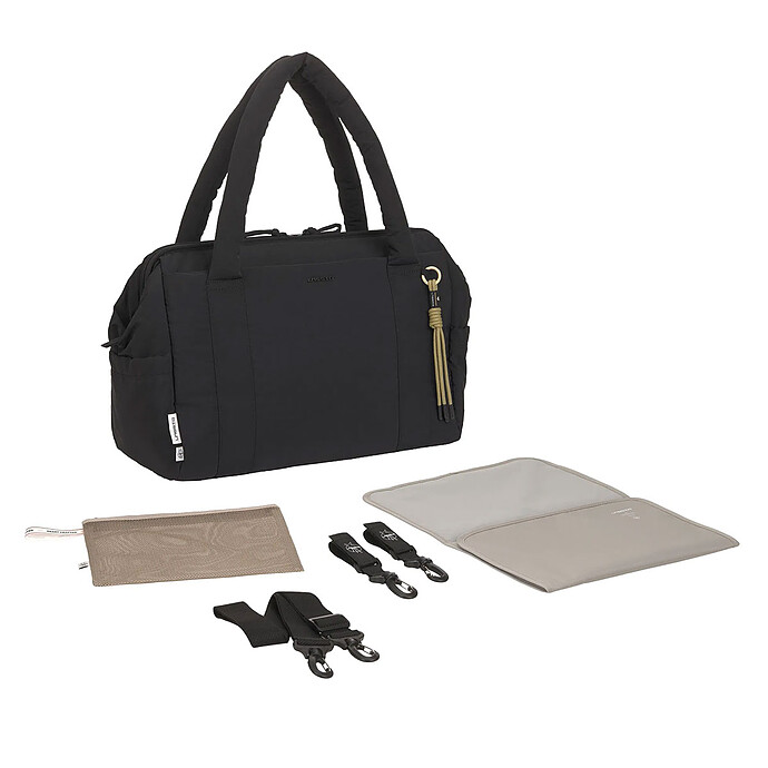 Sac à Langer Week-end Yula - Noir LÄSSIG