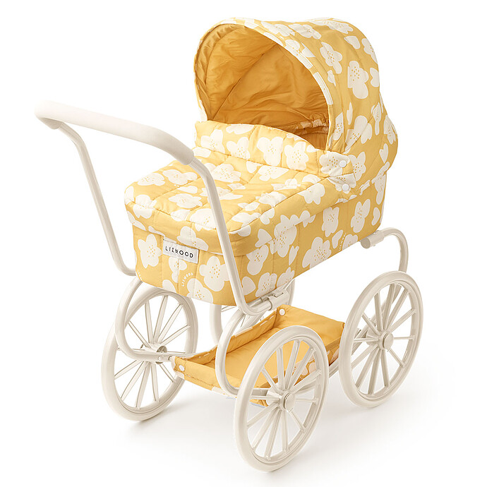 Poussette Adaline - Flower Lemon Yellow Liewood