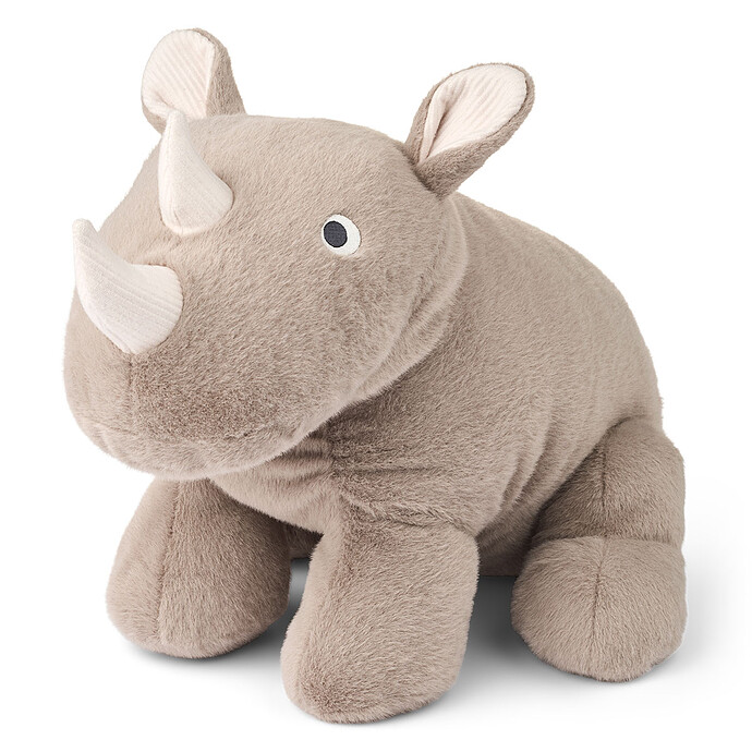 Peluche Barnaby Rhino - Stone Beige Liewood