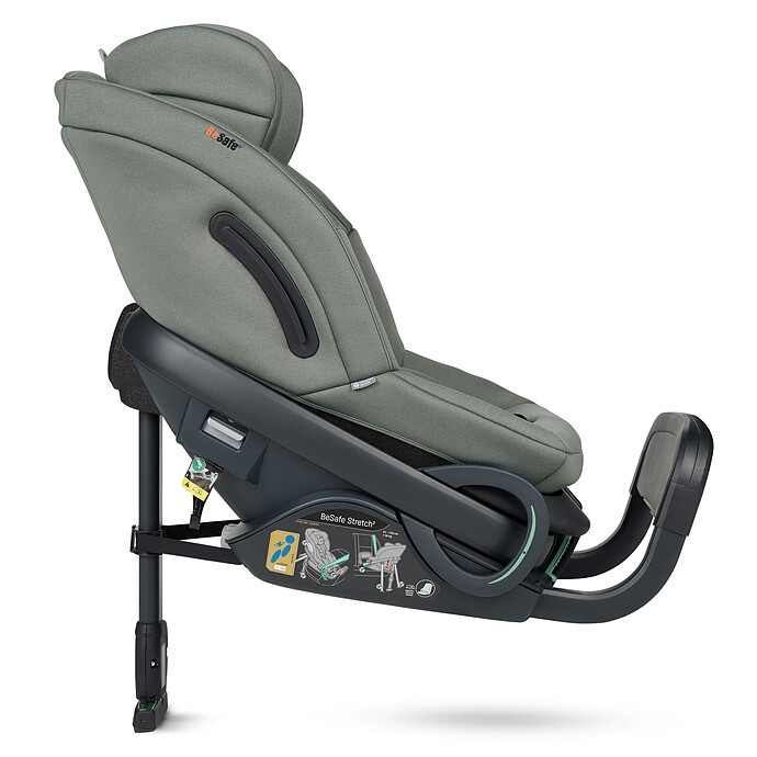 Siège Auto Stretch² i-Size Groupe 0/1/2 - Meadow Green Soft Breeze BeSafe