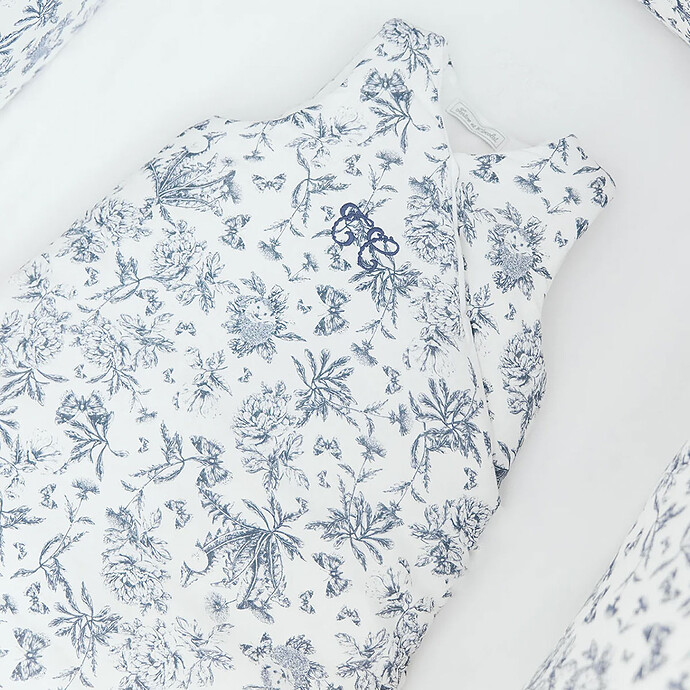 Avis Gigoteuse Mi-saison Toile de Jouy Bleu - 6/18 Mois