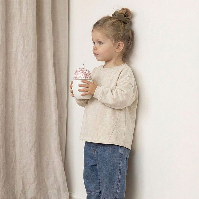 Avis Tasse avec Paille Lestée Coconut Toile de Jouy Terracotta - 240 ml