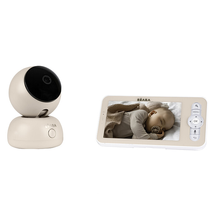 Ecoute-bébé Vidéo Zen Premium 2 - Clay Earth BÉABA