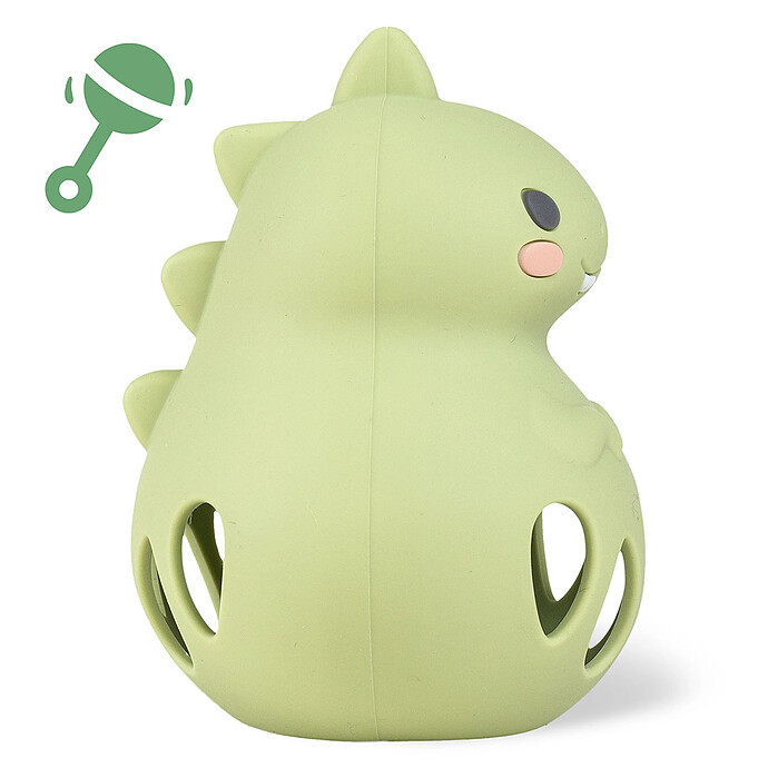 Hochet en Silicone - Dino Tiger Tribe