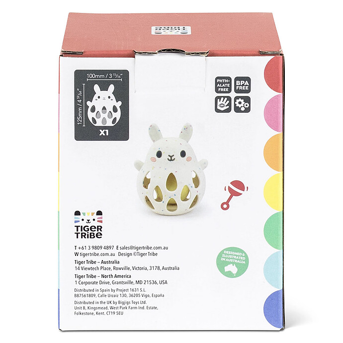 Hochet en Silicone - Lapin pas cher