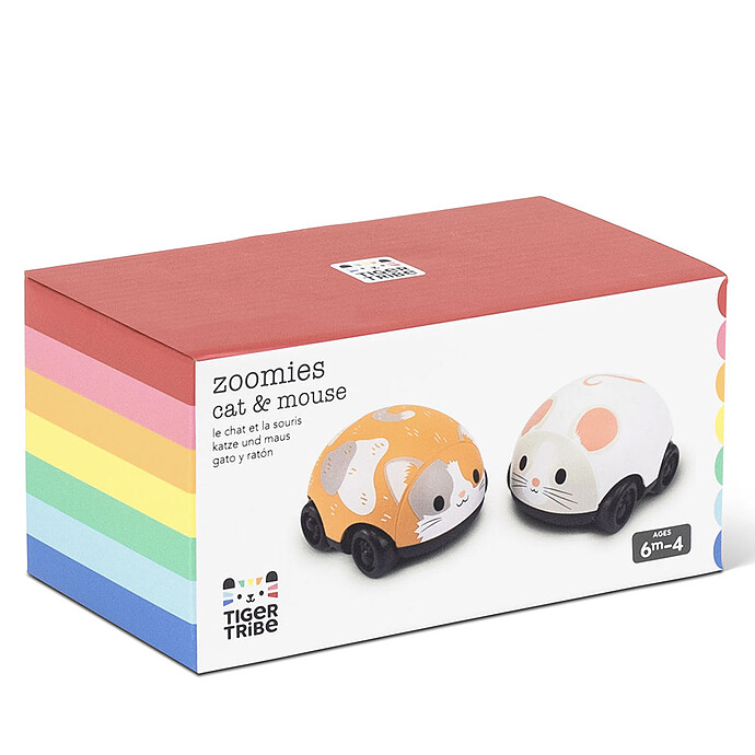 Achat Lot de 2 Véhicules à Friction Zoomies - Chat et Souris