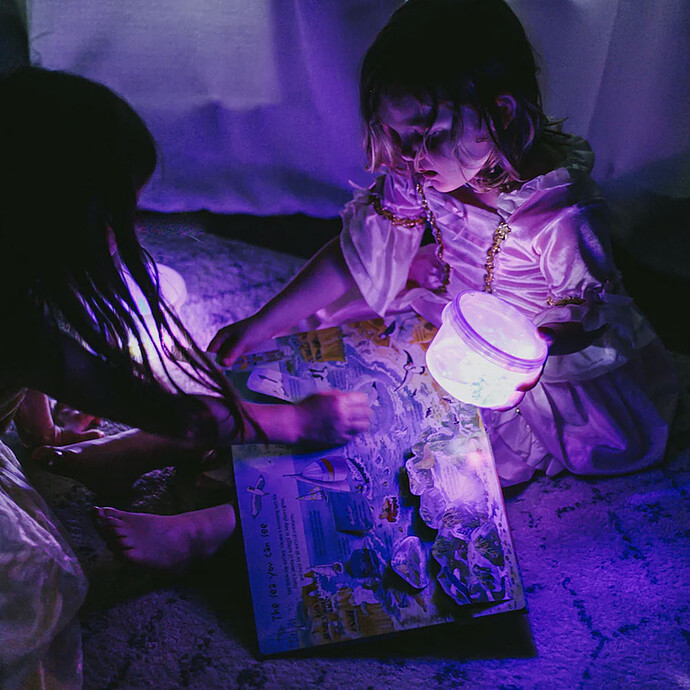 Avis Lot de 4 Cubes Lumineux - Lumi Violet