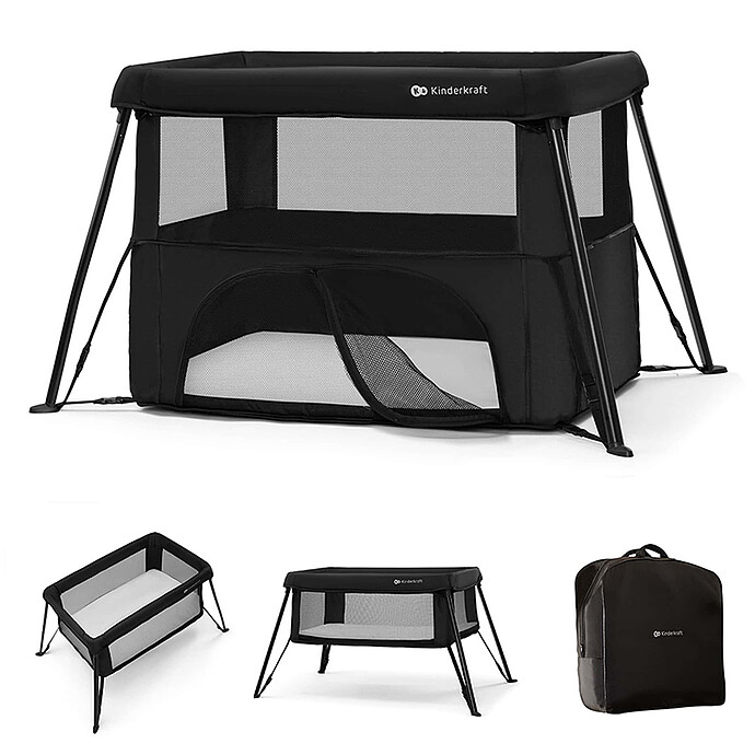 Lit Bébé CAMI - Noir Kinderkraft