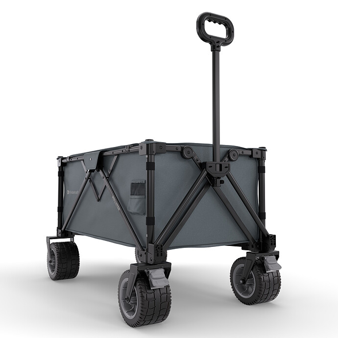 Chariot ROLLSTER - Gris Kinderkraft