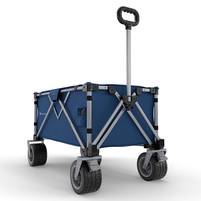 Chariot ROLLSTER - Bleu Kinderkraft