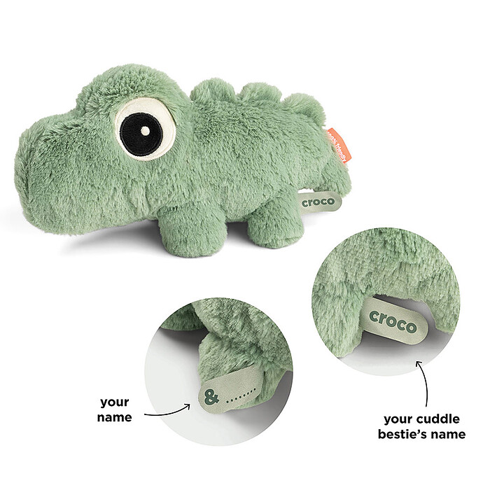 Peluche Bestie Croco - Vert Done by Deer