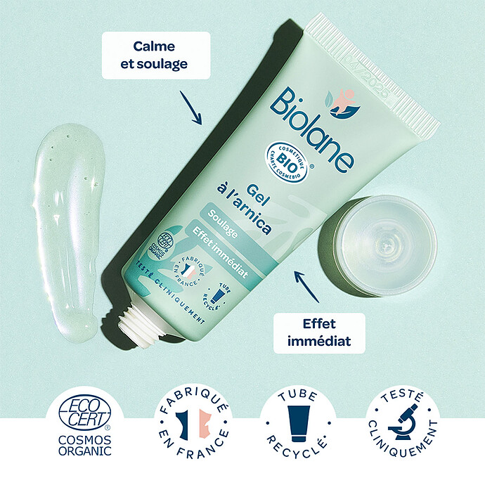 Achat Gel Arnica Biologique - 20 ml