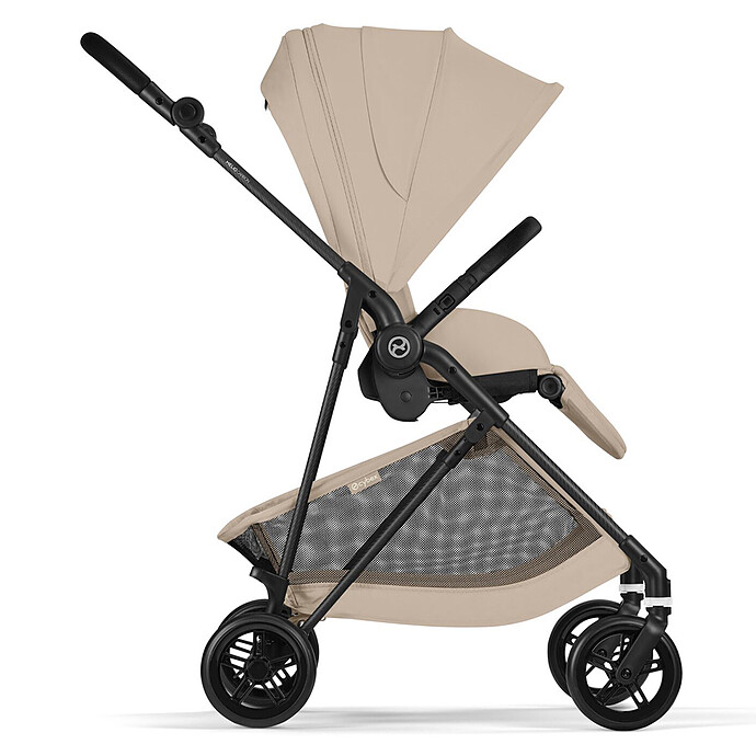 Avis Poussette Citadine Melio 2026 Châssis Carbon - Almond Beige