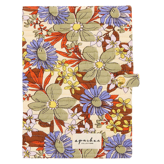 Protège-carnet de Santé Bimale Bouquet - Macadamia Apaches