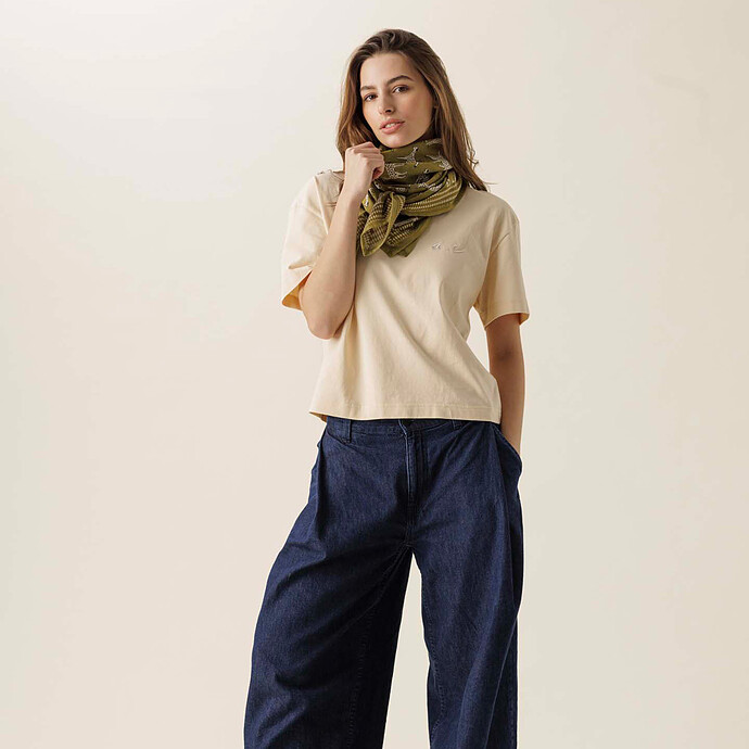 Avis Big Foulard Latika Pongo - Khaki