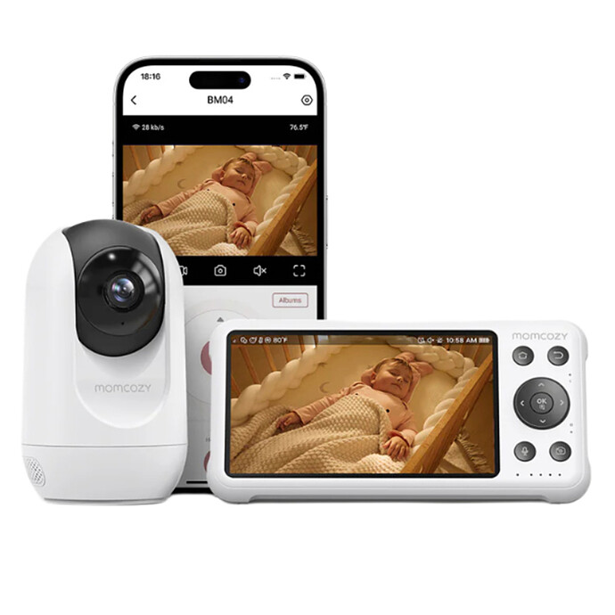 Ecoute-bébé Vidéo BM04 5,5" Momcozy