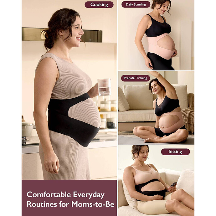 Avis Ceinture de Grossesse Noir - L